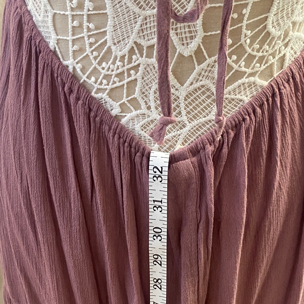 Wild Pearl Dusty Rose Halter Midi Dress - Picture 6 of 16